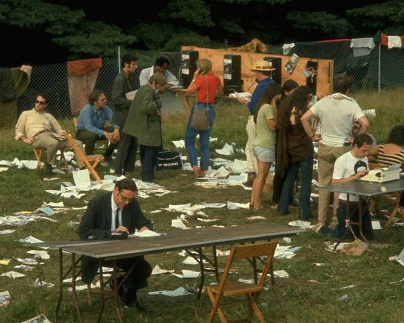 Periodistas estuvieron presentes en Woodstock, y algunos intentaron retratar el festival con precisión